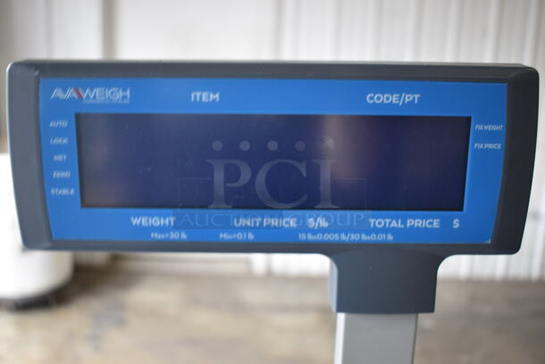 2021 Avaweigh 334PCSP30T Metal Commercial Countertop Food Portioning Scale. 110-240 Volts, 1 Phase. 15x18x19. Tested and Working! - Image 5 of 10
