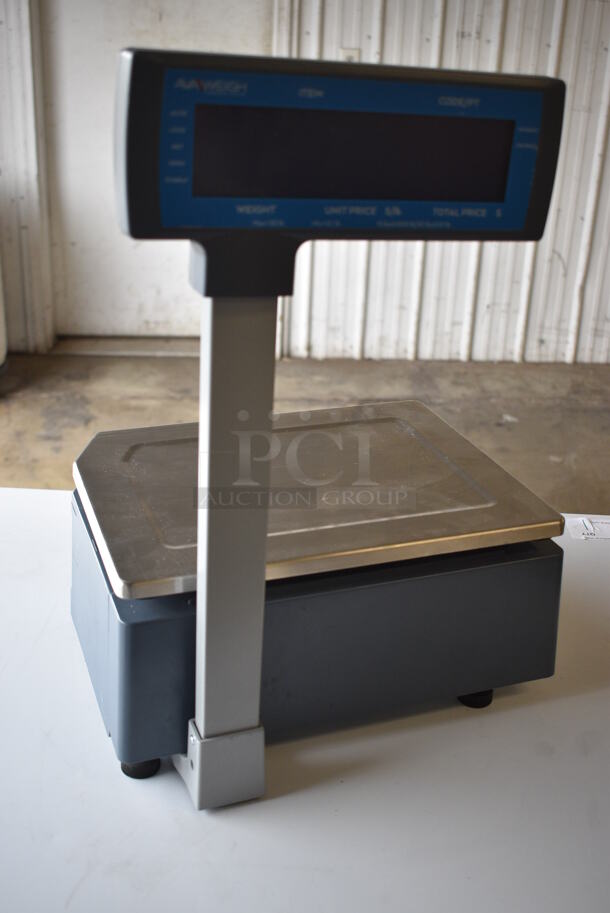 2021 Avaweigh 334PCSP30T Metal Commercial Countertop Food Portioning Scale. 110-240 Volts, 1 Phase. 15x18x19. Tested and Working! - Image 9 of 10