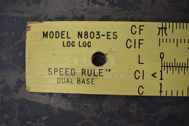Model N803-ES Slide Rule Dual Base Speed Rule for Teacher Demonstration. 82x2x12 - Image 4 of 6