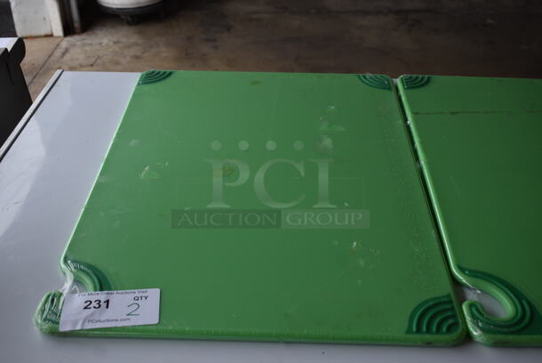 2 BRAND NEW! San Jamar Green Cutting Boards. 18x24x0.5. 2 Times Your Bid! - Image 2 of 5
