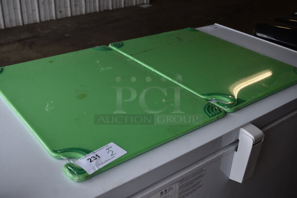 2 BRAND NEW! San Jamar Green Cutting Boards. 18x24x0.5. 2 Times Your Bid! - Image 3 of 5