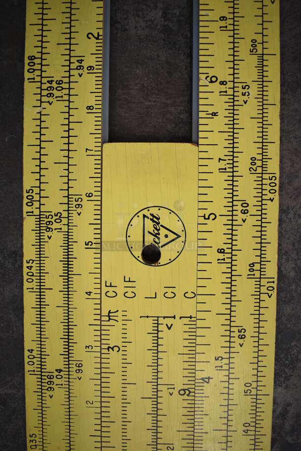 Model N803-ES Slide Rule Dual Base Speed Rule for Teacher Demonstration. 82x2x12 - Image 6 of 6