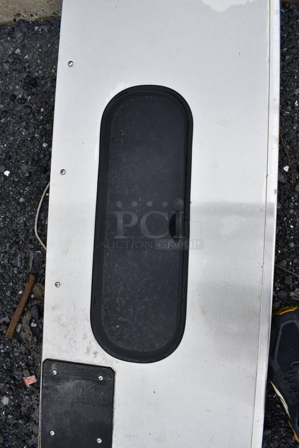 2 Stainless Steel Swinging Kitchen Doors. 17.5x2x81. 2 Times Your Bid! - Image 3 of 6