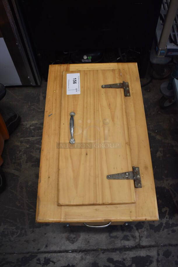 Wooden Box w/ Corona Logo. 24.5x14.5x18 - Image 6 of 6