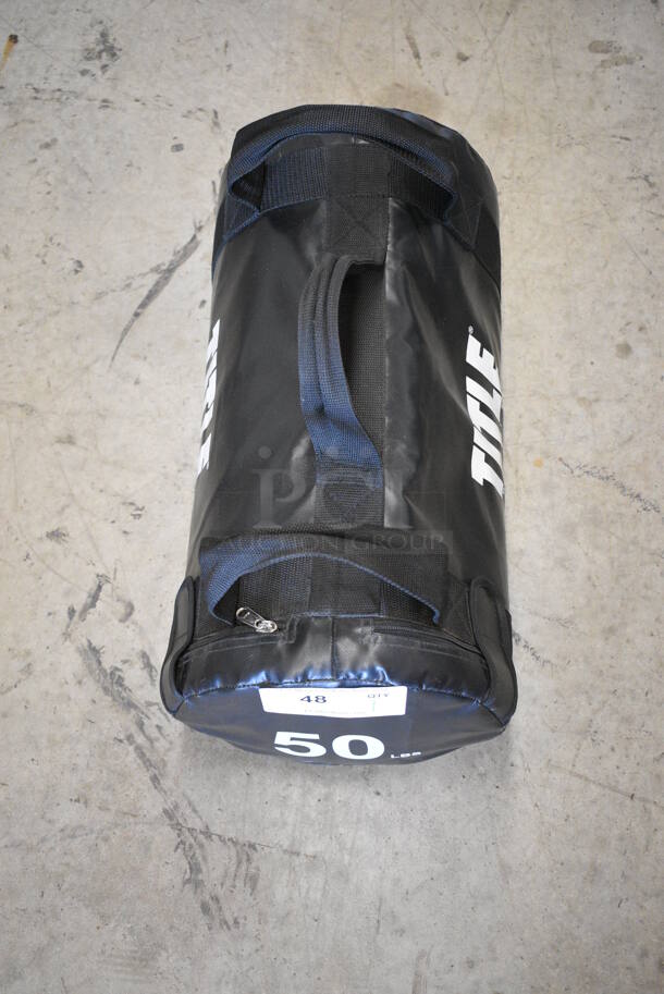 Title 50 Pound Weight Bag. 20x11x11 - Image 3 of 4