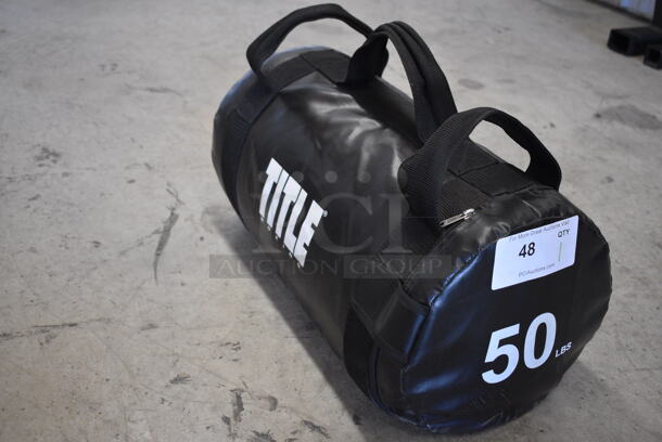 Title 50 Pound Weight Bag. 20x11x11 - Image 4 of 4