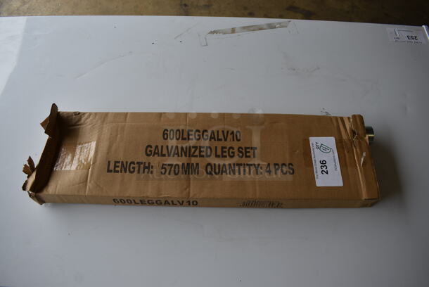 ALL ONE MONEY! Lot of 4 BRAND NEW IN BOX! Metal Legs. 24" - Image 2 of 4
