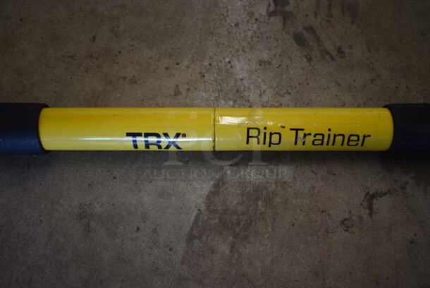 4 TRX Yellow and Black Rip Trainers w/ 2 Gray Wall Mounts. 42". 4 Times Your Bid! - Image 4 of 9