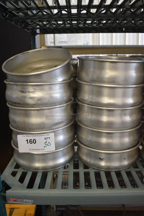 30 Metal Round Baking Pans. 8x8x3. 30 Times Your Bid!