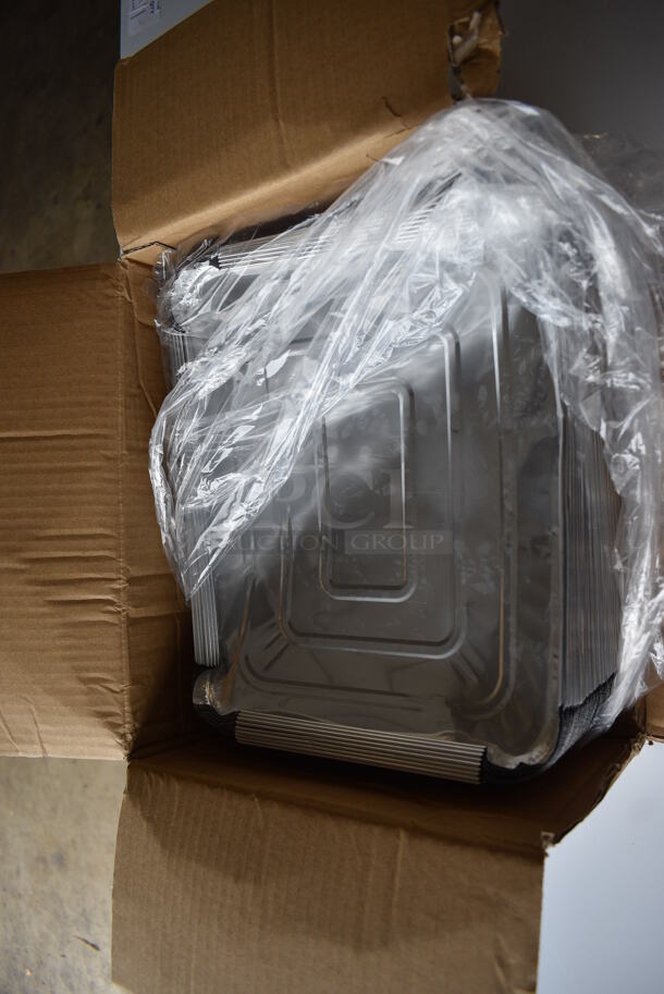 2 Boxes of BRAND NEW WellChoice HAL100 Half Size Aluminum Pan Lids. 2 Times Your Bid! - Image 5 of 5