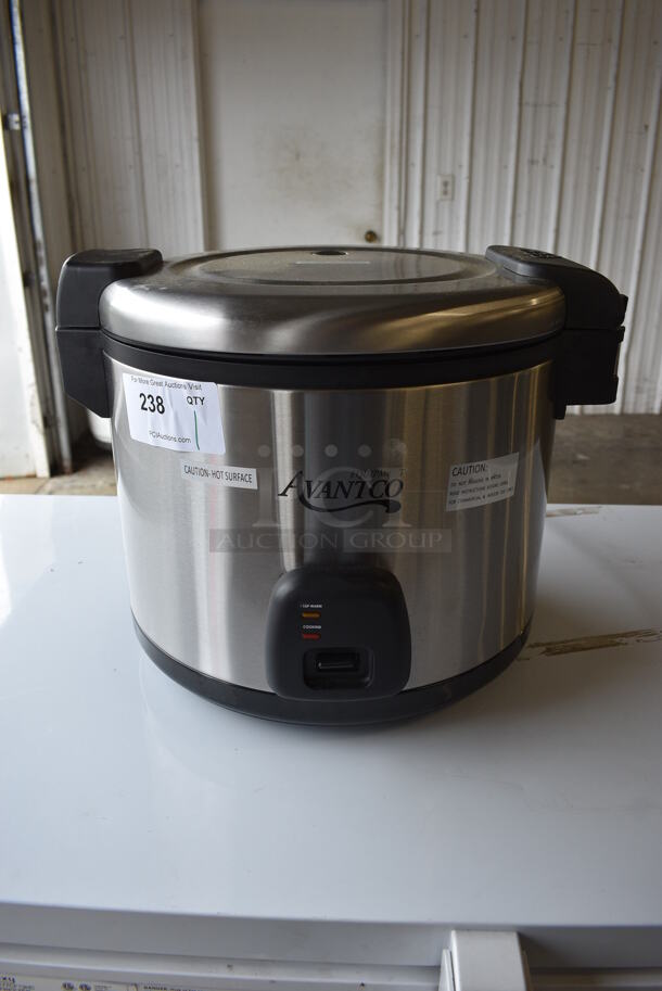 2021 Avantco 177RC60 Stainless Steel Commercial Countertop Rice Cooker. 120 Volts, 1 Phase. 19x17x15