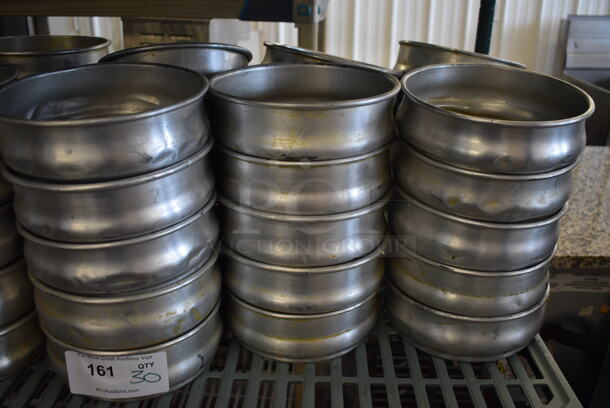 30 Metal Round Baking Pans. 8x8x3. 30 Times Your Bid!