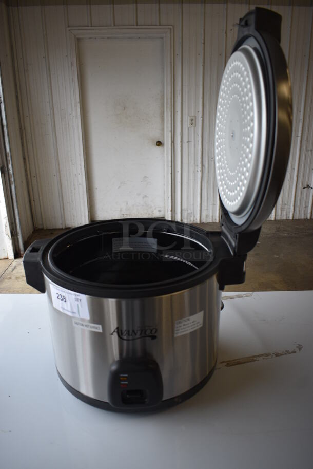 2021 Avantco 177RC60 Stainless Steel Commercial Countertop Rice Cooker. 120 Volts, 1 Phase. 19x17x15 - Image 3 of 7