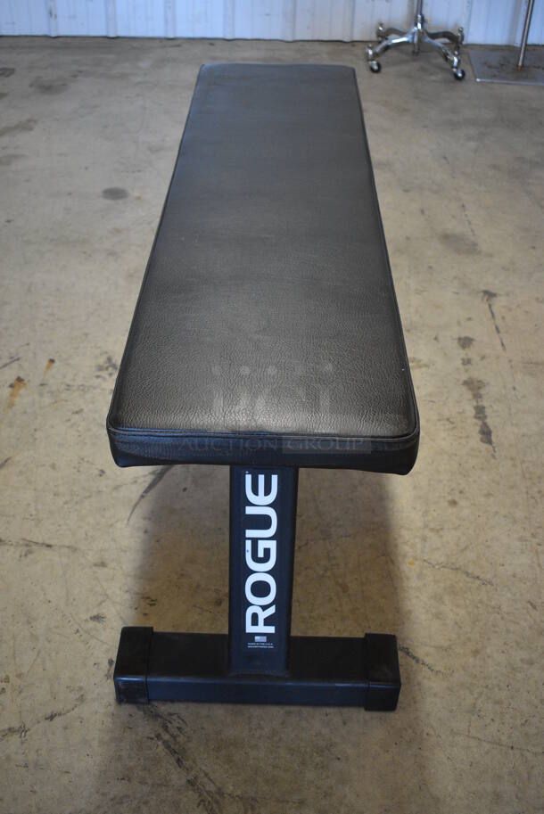 Rogue Black Metal Bench. 48x15x18