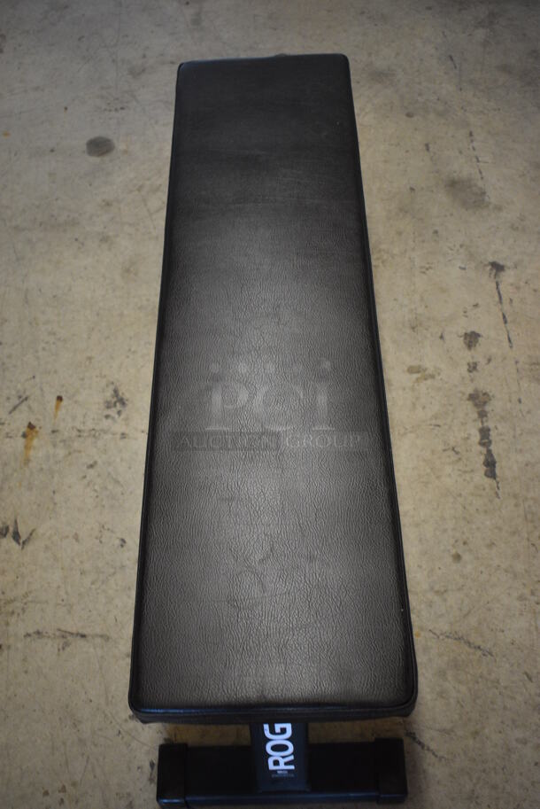 Rogue Black Metal Bench. 48x15x18 - Image 2 of 5
