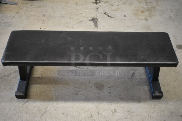 Rogue Black Metal Bench. 48x15x18 - Image 3 of 5