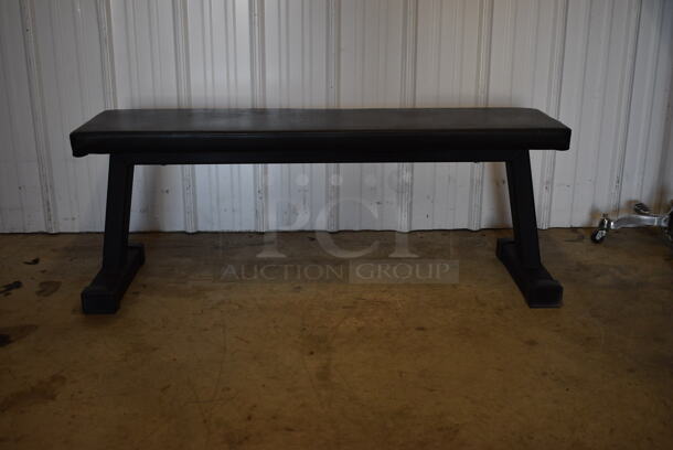 Rogue Black Metal Bench. 48x15x18 - Image 4 of 5