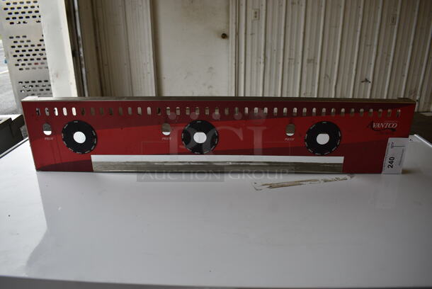 Avantco Stainless Steel Front Panel for Flat Top / Charbroiler. 36x2.5x2.5 - Image 2 of 7