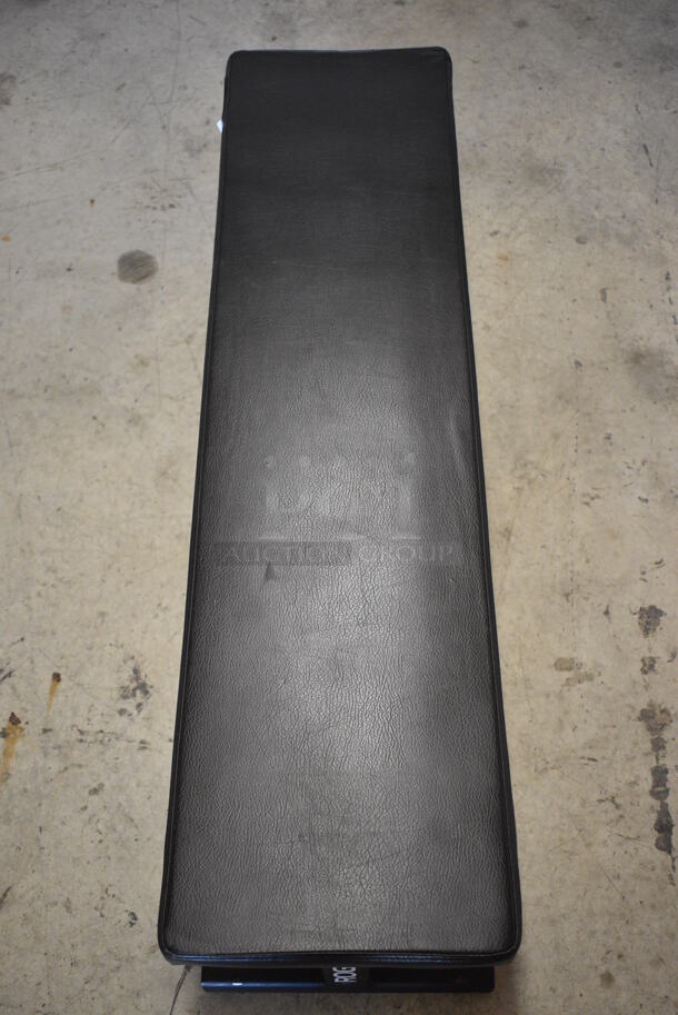 Rogue Black Metal Bench. 48x15x18 - Image 2 of 6