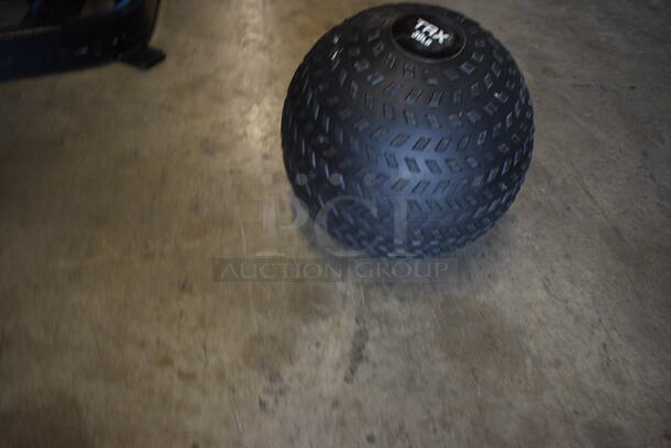 TRX Black 30 Pound Capacity Medicine Ball. 12x12x12 - Image 3 of 3
