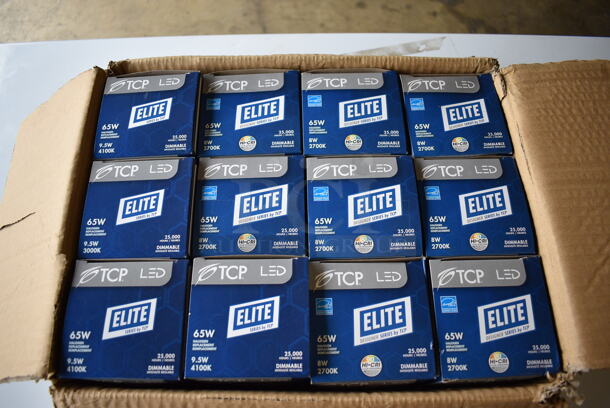 ALL ONE MONEY! Box of 12 BRAND NEW Elite TCP LED Lightbulbs. - Image 2 of 5