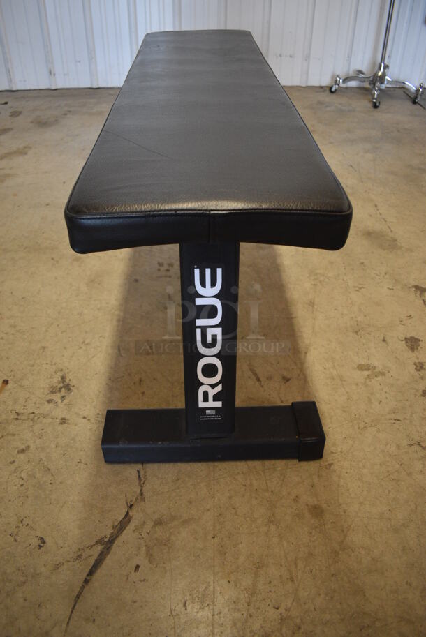 Rogue Black Metal Bench. 48x15x18 - Image 1 of 5
