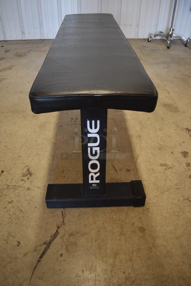 Rogue Black Metal Bench. 48x15x18