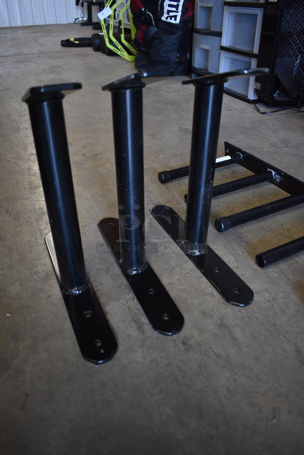 ALL ONE MONEY! Lot of 4 Black Metal Wall Mount Racks - Image 5 of 7