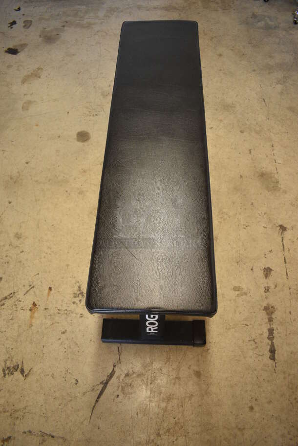 Rogue Black Metal Bench. 48x15x18 - Image 2 of 5
