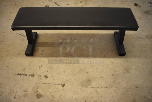Rogue Black Metal Bench. 48x15x18 - Image 3 of 5