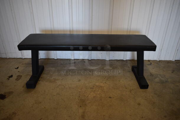 Rogue Black Metal Bench. 48x15x18 - Image 4 of 5