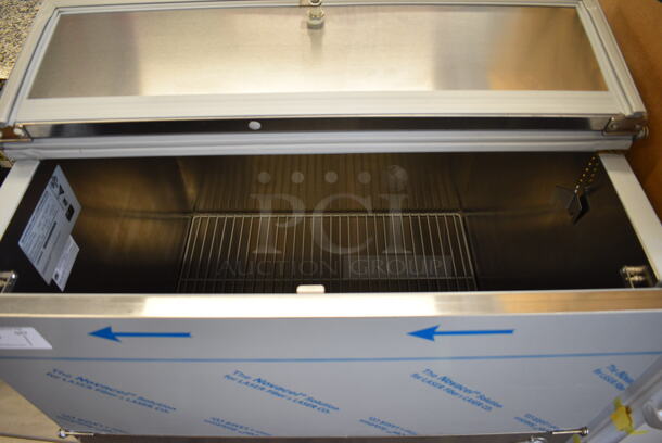 BRAND NEW! Beverage Air Model ST34N-S Stainless Steel Commercial Milk Cooler on Commercial Casters. 115 Volts, 1 Phase. 34x30.5x42. Tested and Working! - Image 2 of 10