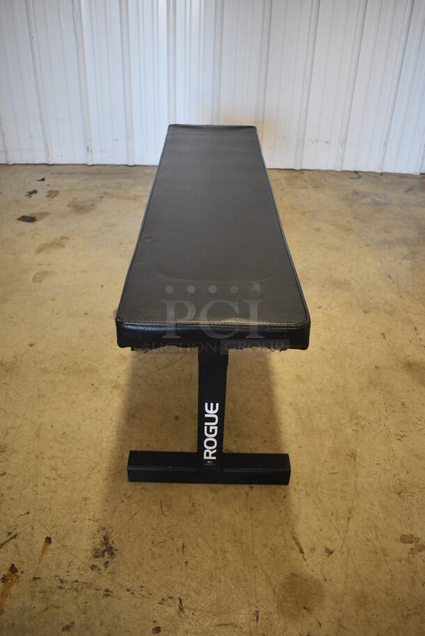 Rogue Black Metal Bench. 48x15x18 - Image 1 of 5