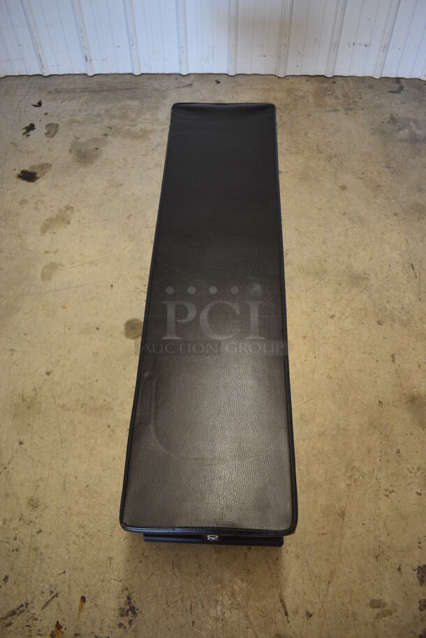 Rogue Black Metal Bench. 48x15x18 - Image 2 of 5