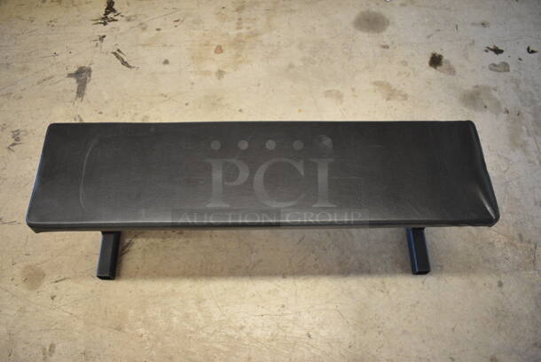 Rogue Black Metal Bench. 48x15x18 - Image 3 of 5