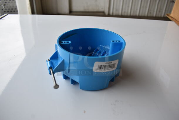 ALL ONE MONEY! Lot of Blue Poly Electric New work Ceiling Boxes  - Image 3 of 6
