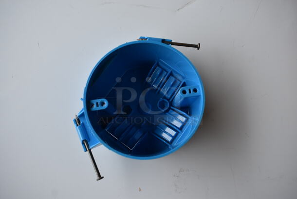ALL ONE MONEY! Lot of Blue Poly Electric New work Ceiling Boxes  - Image 4 of 6