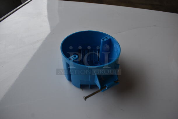 ALL ONE MONEY! Lot of Blue Poly Electric New work Ceiling Boxes  - Image 5 of 6