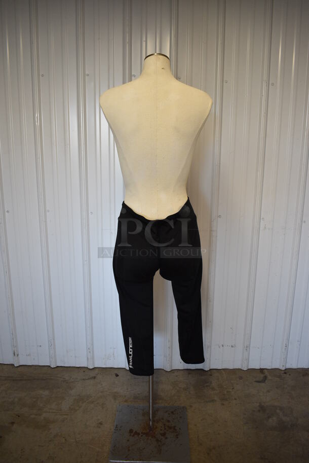 Female Mannequin Torso w/ Pants on Metal Stand. 14.5x14.5x64 - Image 4 of 5