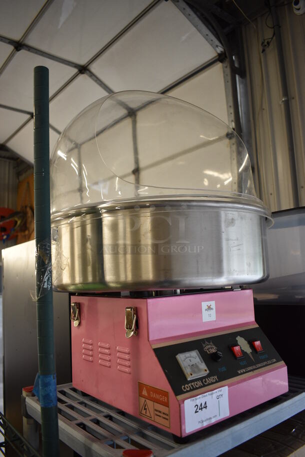 Carnival King 382CCME21 Metal Commercial Countertop Cotton Candy Machine. 110 Volts, 1 Phase. 21x21x26. Cannot Test Due To Missing Fuse - Image 2 of 8