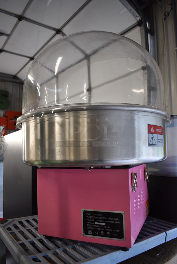 Carnival King 382CCME21 Metal Commercial Countertop Cotton Candy Machine. 110 Volts, 1 Phase. 21x21x26. Cannot Test Due To Missing Fuse - Image 7 of 8