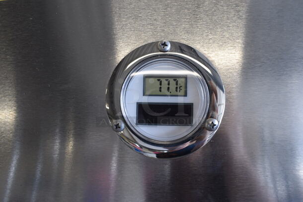 BRAND NEW! Beverage Air Model SMF49HC-1-S Stainless Steel Commercial Milk Cooler on Commercial Casters. 115 Volts, 1 Phase. 49x34x48. Tested and Working! - Image 7 of 10