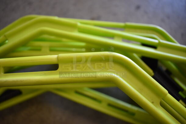 ALL ONE MONEY! Lot of 11 Sparq Neon Yellow/Green Poly Octagonal Trainer Running Frames. 20x20x0.5 - Image 3 of 5