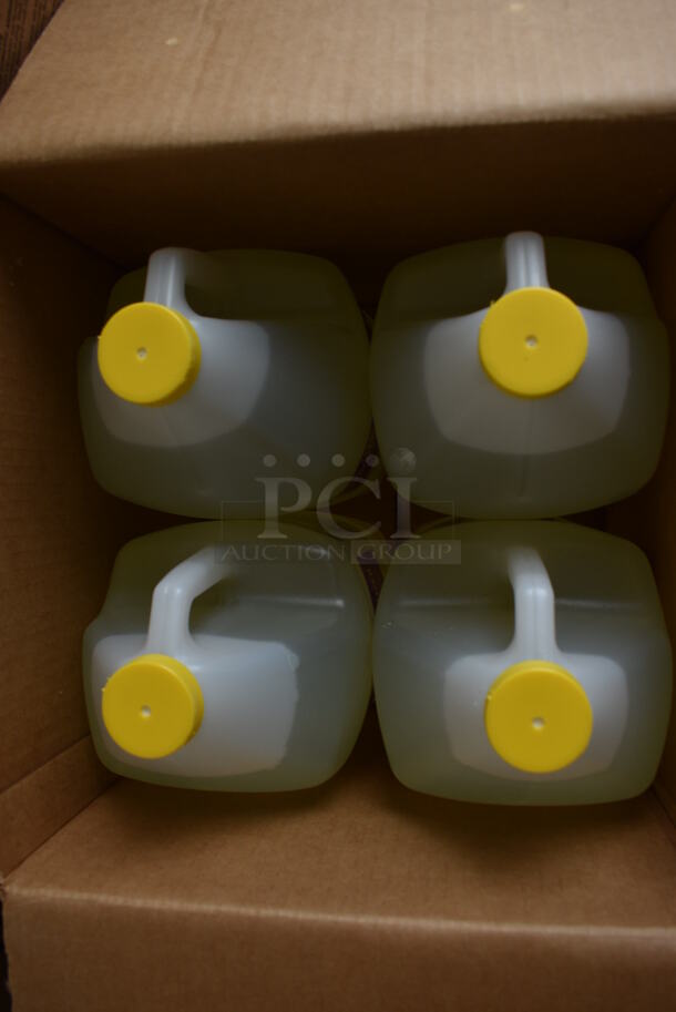 20 Boxes of 4 BRAND NEW Swisher Low Temp Dishmachine Sanitizer Jugs. 6x6x12. 20 Times Your Bid!  - Image 3 of 6