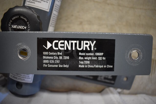 3 Century Model 108681P Gray Metal Wall Mount Punching Bag Mounts. 3 Times Your Bid! - Image 3 of 4