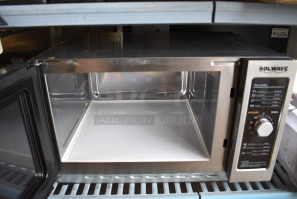 2021 Solwave 180MW112D Stainless Steel Commercial Countertop Microwave. 120 Volts, 1 Phase. 22x17x13 - Image 2 of 8
