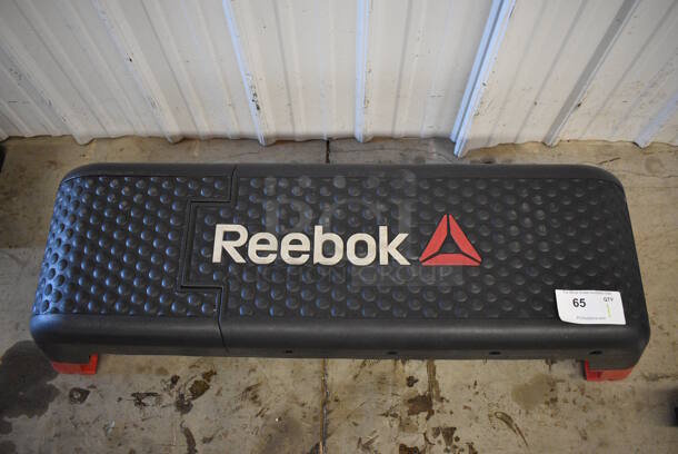 Reebok Multi Functional Black and Red Poly Stepper / Riser and Bench. 48x13x13