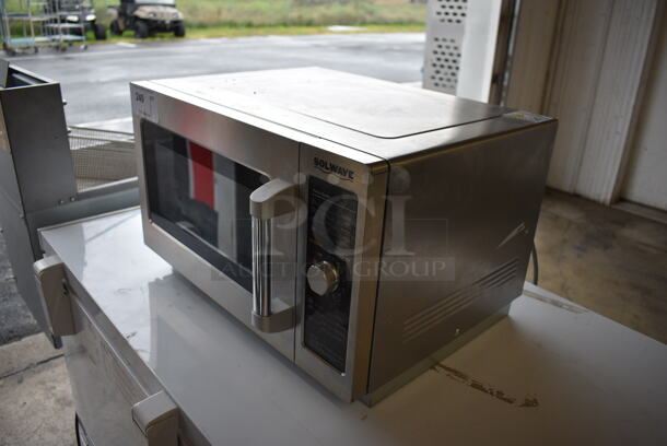 2021 Solwave 180MW112D Stainless Steel Commercial Countertop Microwave. 120 Volts, 1 Phase. 22x17x13 - Image 6 of 8