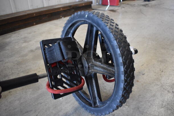 Lifeline Black Wheel w/ Pedals. 22x14x14 - Image 3 of 5