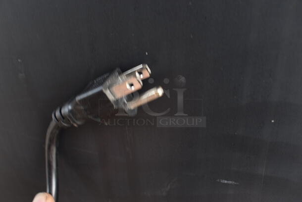 Avantco Model 178GDC23HCB Metal Commercial Single Door Reach In Cooler Merchandiser w/ Poly Coated Racks on Commercial Casters. 115 Volts, 1 Phase. 28x32x84. Cannot Test Due To Missing Thermostat - Image 8 of 8